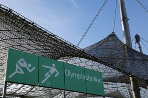 Piktogramme im Olympiapark