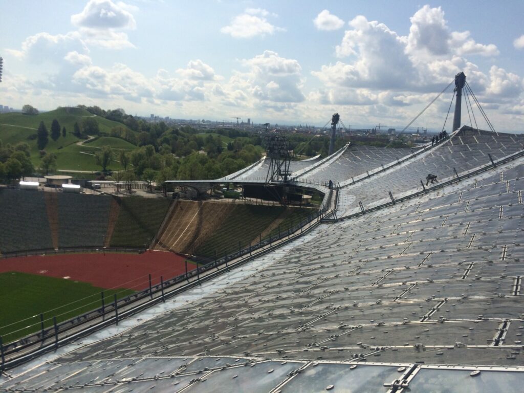 Das längste Zeltdach der Welt steht im Olympiapark