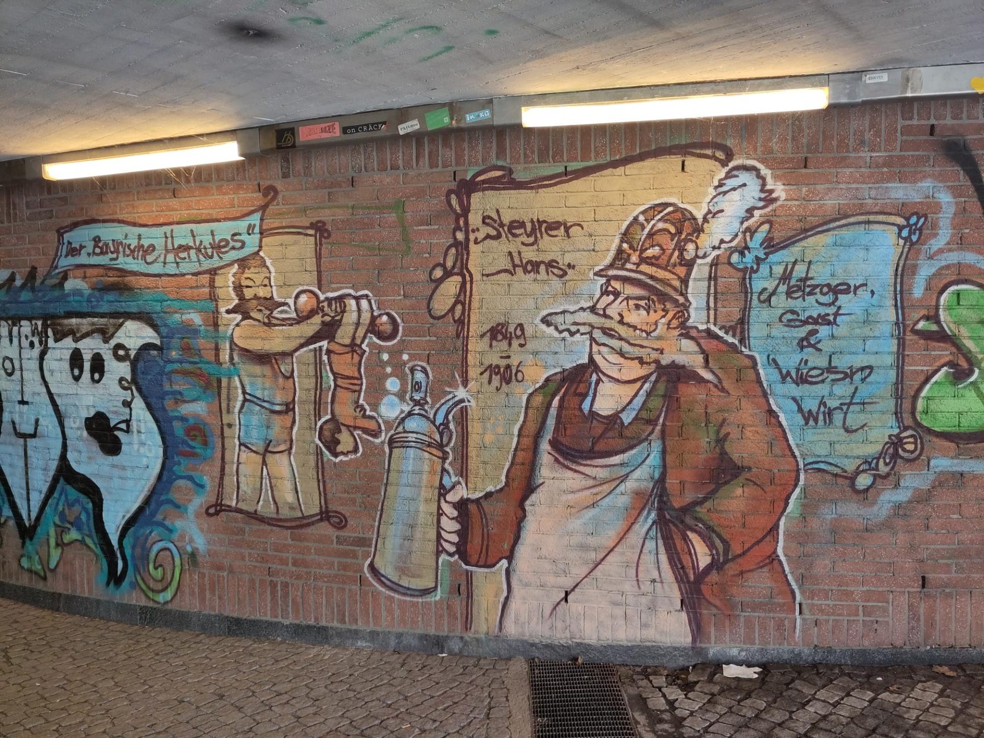 Steyrer Hans, gesehen beim historischen Stadtrundgand des Münchenkollegs in Giesing