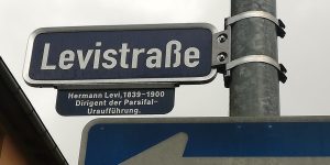 Levistrasse in Bayreuth - gesehen vom Münchenkolleg