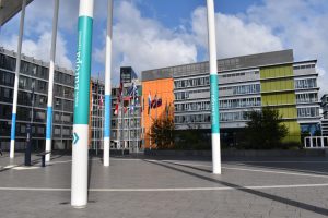 Parlament der EU in Luxemburg, gesehen bei der Studienfahrt des Städtischen Münchenkollegs